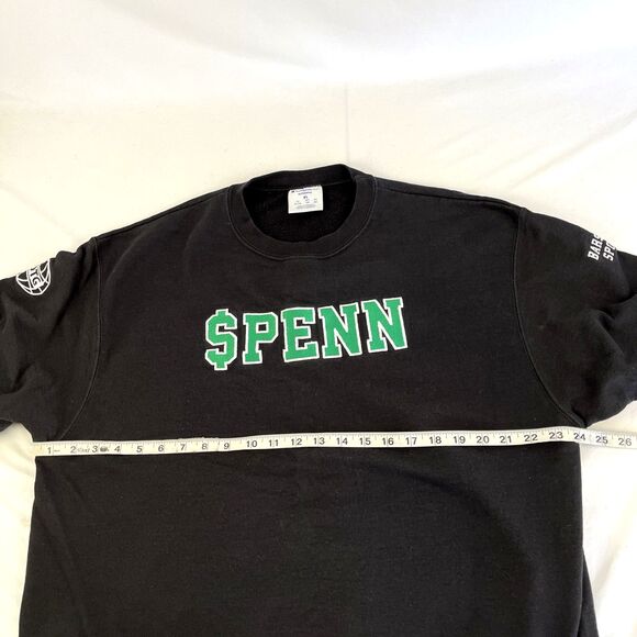 Penn Stock ($PENN) Barstool Sports Champion DDGT Men’s Size XL Black Crewneck - Picture 8 of 9